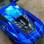 Mini GT 1:64 Lamborghini Revuelto – Blu Eleos – MiJo Exclusives