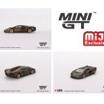 MODELO Mini GT 1:64 Lamborghini Sián FKP 37 Presentation – Matte Green – Mijo Exclusives