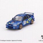 MODELO Mini GT 1:64 Subaru Impreza WRC97 1997 Rally Sanremo Winner #3