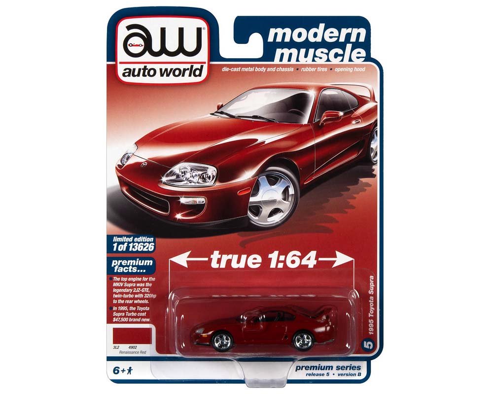 MODELO ESCALA 1:64 Toyota 1955 Supra Renaissance (Red)