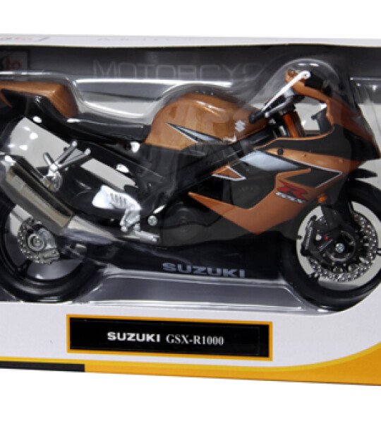 Maisto 1:12 2006 Suzuki GSX 1000 – Glod Black -Motorcycles