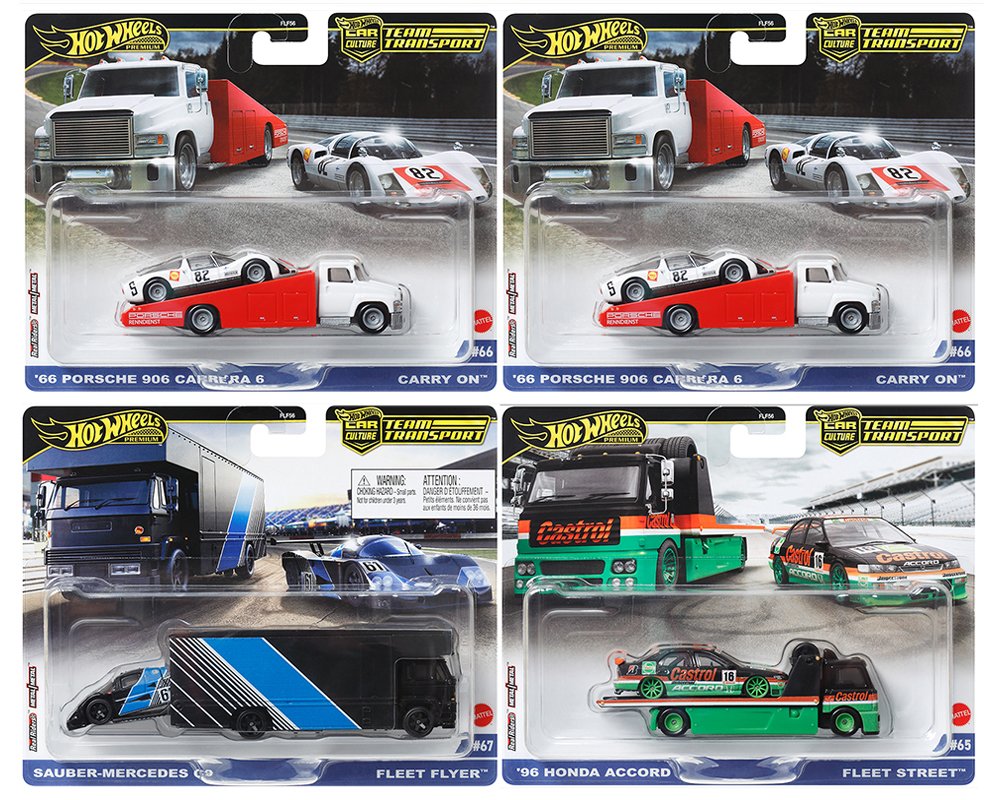 Hot Wheels 1:64 Team Transport 2024 B Case Assortment