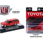 M2 Machines 1:64 1985 Toyota Truck with Camper Shell – Red- Hobby Exclusive
