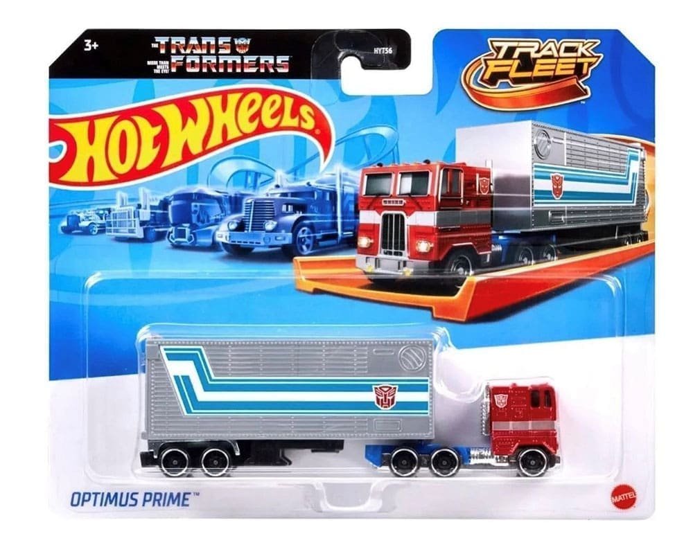 Hot Wheels 2024 Track Fleet Transformers Optimus Prime - TRAILER ESCALA 1/64