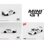 Mini GT 1:64 Lamborghini Countach LB-WORKS – White – 2024 Tokyo Auto Salon