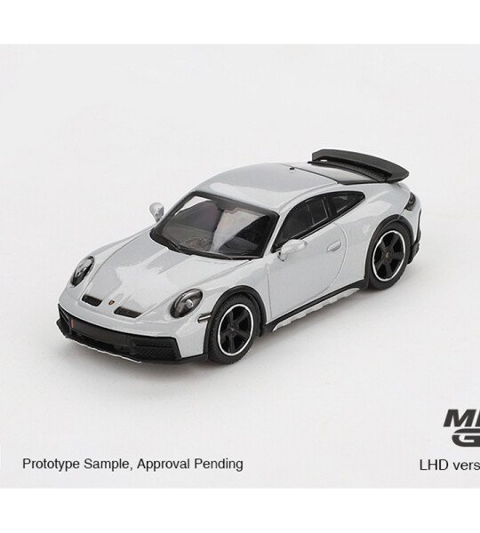 Mini GT 1:64 Porsche 911 Dakar – Ice Gray Metallic