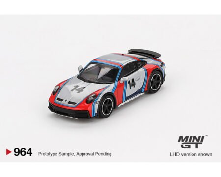 Mini GT 1:64 Porsche 911 Dakar “Rally 1974” – Ice Grey Metallic