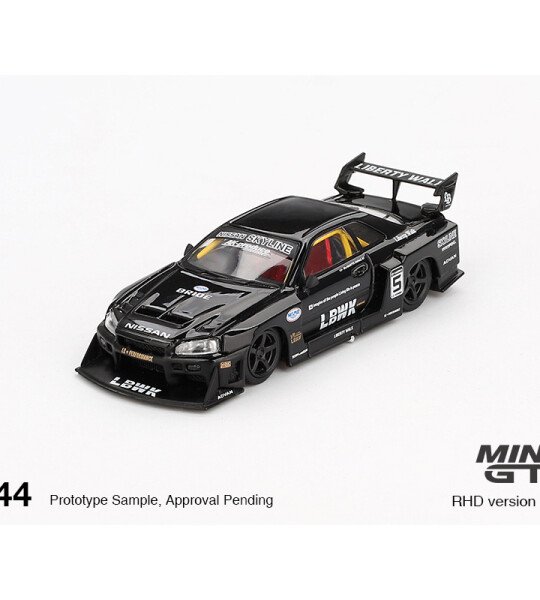 Mini GT 1:64 Nissan LB-ER34 Super Silhouette SKYLINE – Black
