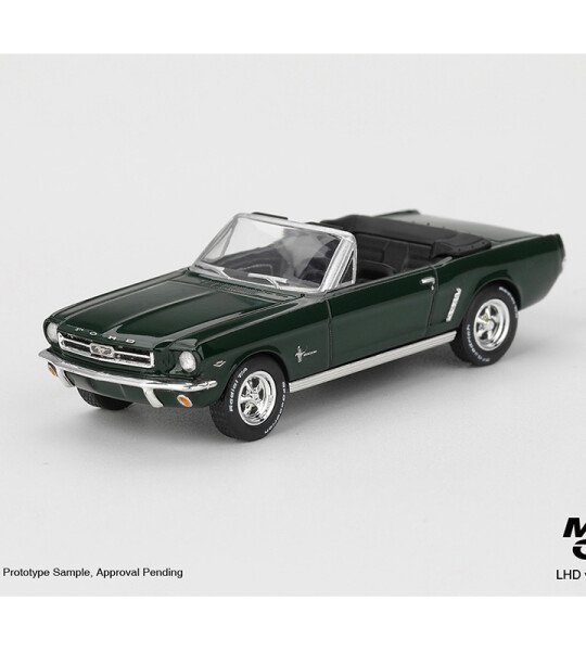 Mini GT 1:64 Ford Mustang Convertible 1964 – Highland Green