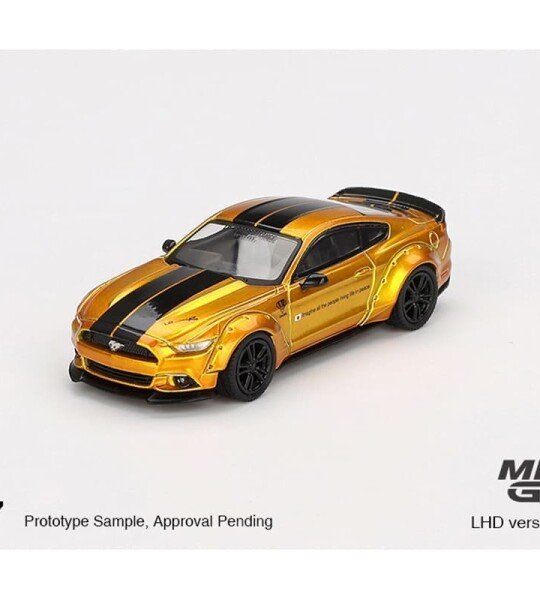 Mini GT 1:64 LB-Works Ford Mustang – LB Gold – Limited Edition