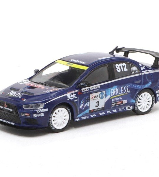 MODELO ESCALA 1/64 Mitsubishi Lancer Evolution X Super Taikyu Series 2010 #3 - HOBBY64