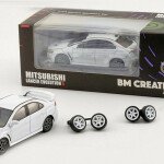 MODELO ESCALA 1:64 Mitsubishi Lancer Evolution (RHD) – White