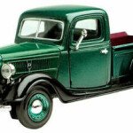 MODELO ESCALA 1:24 Window Box - 1937 Ford Pickup (Green)