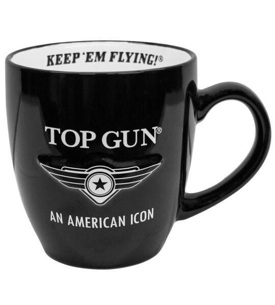TAZA CERAMICA OFICIAL TOP GUN® LOGO COFFEE MUG