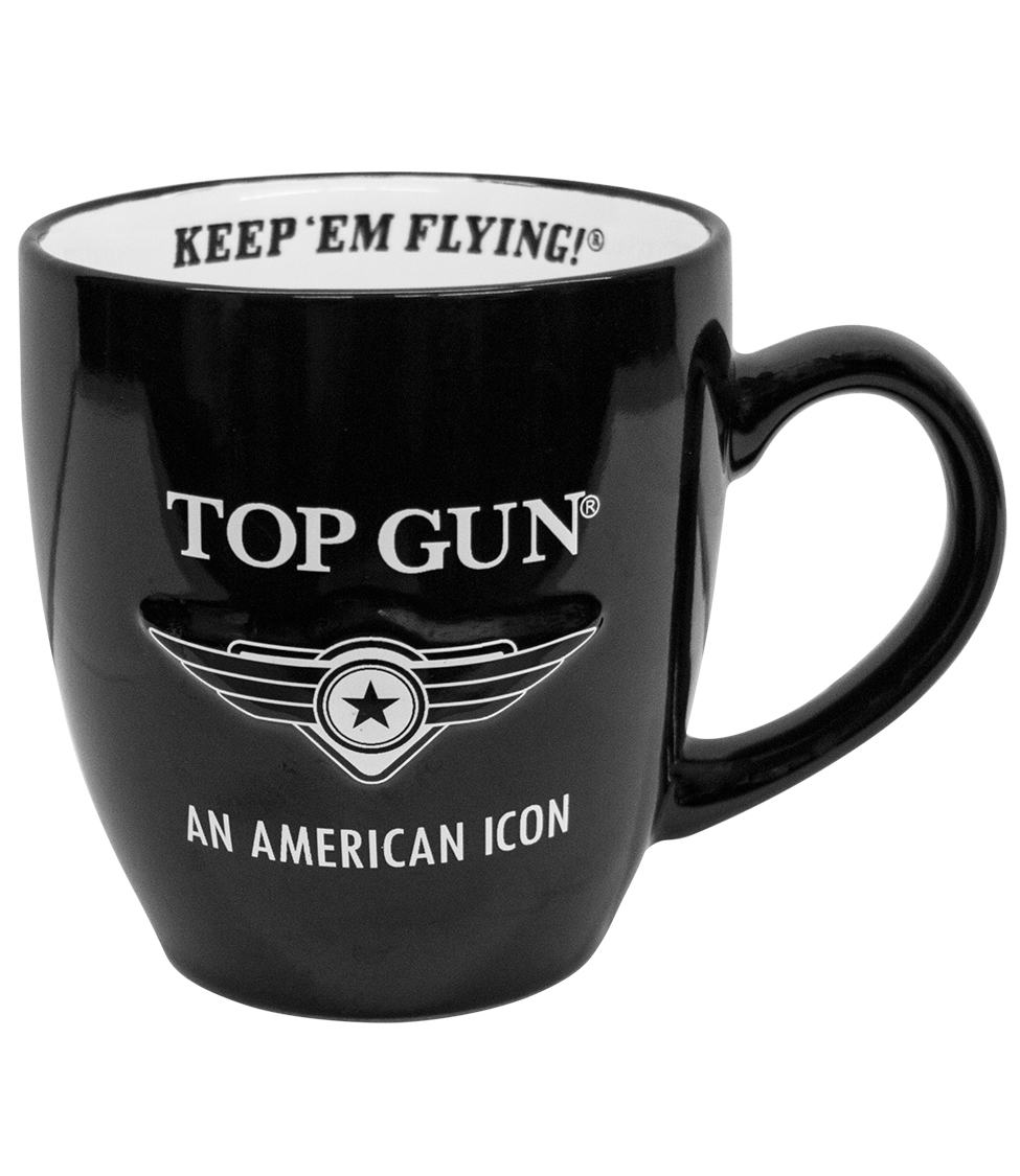 TAZA CERAMICA OFICIAL TOP GUN ® LOGO COFFEE MUG