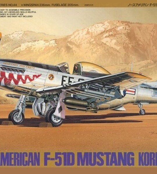 MODELO ESCALA 1/48 GOODYEAR P51D MUSTANG FUERZA AEREA EL SALVADOR PARA ARMAR A ESCALA