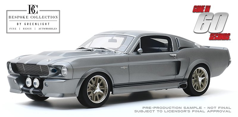 MODELO ESCALA 1:18 Gone in 60 Second – 1967 Ford Mustang “Eleanor” Grey
