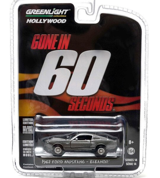 MODELO ESCALA 1/64 "Eleanor" - 1967 Custom Ford Mustang - Gone in Sixty Seconds (2000)