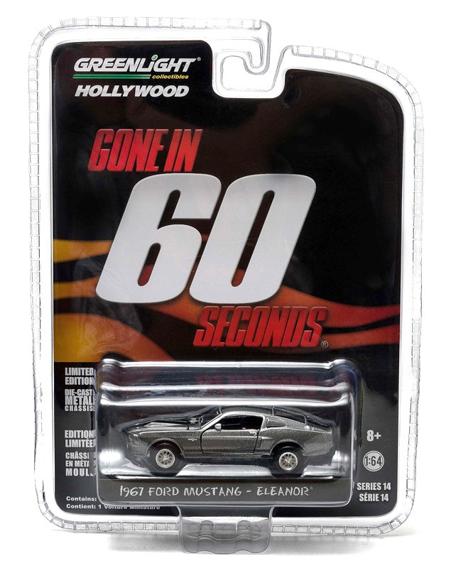 MODELO ESCALA 1/64 "Eleanor" - 1967 Custom Ford Mustang - Gone in Sixty Seconds (2000)