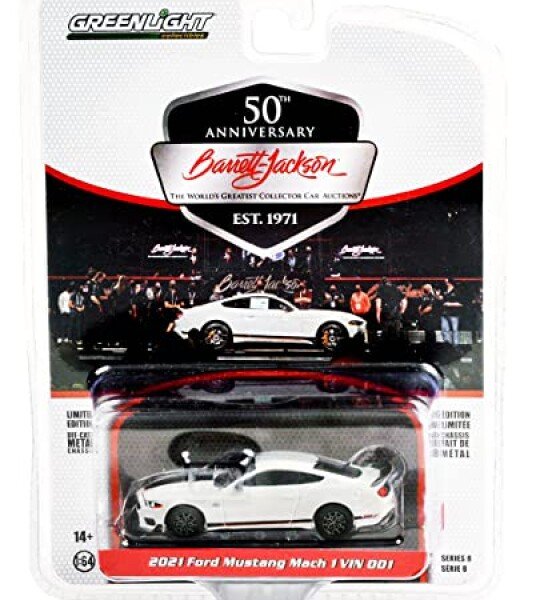 MODELO ESCALA 1:64 Barrett-Jackson Scottsdale Edition Series 8 – 2021 Ford Mustang Mach 1