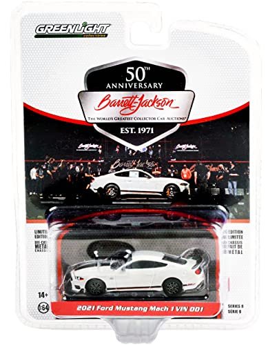 MODELO ESCALA 1:64 Barrett-Jackson Scottsdale Edition Series 8 – 2021 Ford Mustang Mach 1