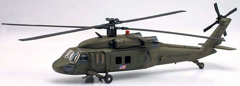 MODELO ESCALA 1/60 Sikorsky UH-60 Black Hawk Helicoptero