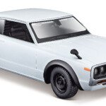 MODELO ESCALA 1:24 1973 Nissan Skyline 2000GT-R (KPGC110)(White) - Special Edition