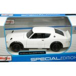 MODELO ESCALA 1:24 1973 Nissan Skyline 2000GT-R (KPGC110)(White) - Special Edition