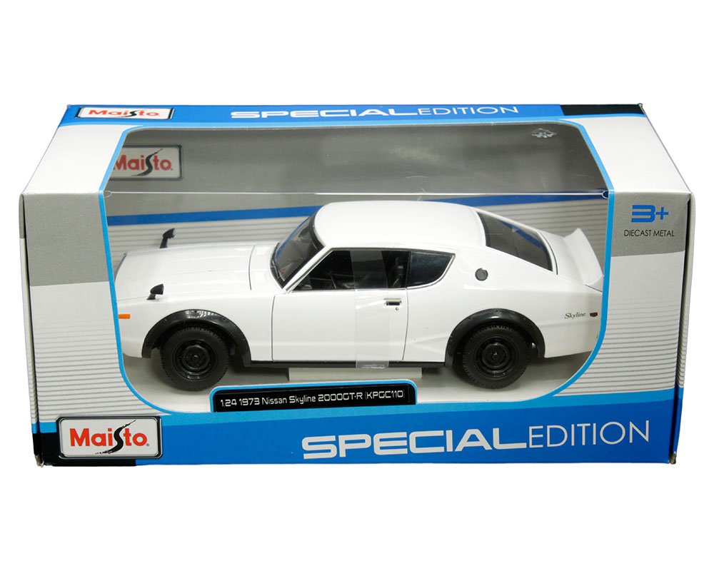 MODELO ESCALA 1:24 1973 Nissan Skyline 2000GT-R (KPGC110)(White