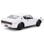 MODELO ESCALA 1:24 1973 Nissan Skyline 2000GT-R (KPGC110)(White) - Special Edition