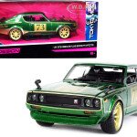 MODELO ESCALA 1:24 Tokyo Mod 1973 Nissan SKyline 2000 GTR (KPGC110) (Green)