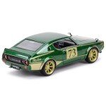 MODELO ESCALA 1:24 Tokyo Mod 1973 Nissan SKyline 2000 GTR (KPGC110) (Green)