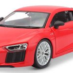 MODELO ESCALA 1/24 BBURAGO ITALIA - Audi R8 V10 Plus in Red - Special Edition