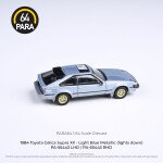 MODELO ESCALA 1:64 1984 Toyota Celica XX – Black (lights up) -PARA64