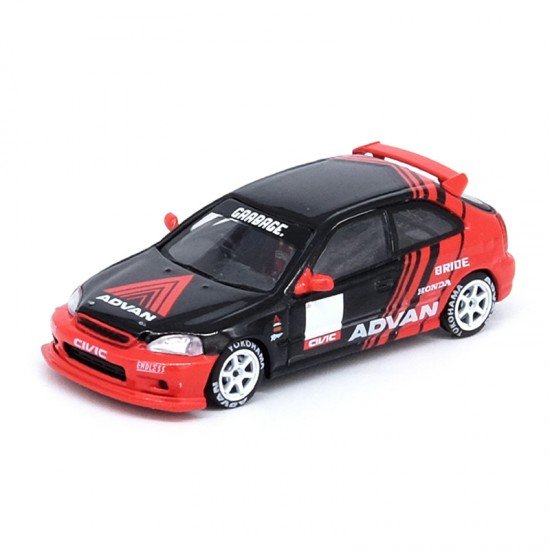 Inno64 1/64 Honda CIVIC TYPE-R EK9 ADVAN Livery Diecsat Scale Model Car