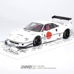 MODELO INNO64 1:64 LBWK F40 Red – LIBERTY WALK -WHITE TOKYO AUTO SALON 2023