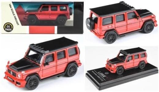 MODELO PARA64 ESCALA 1:64 Liberty Walk AMG G63 Red - FAST & FURIOUS - RAPIDO Y FURIOSO MERCEDES BENZ