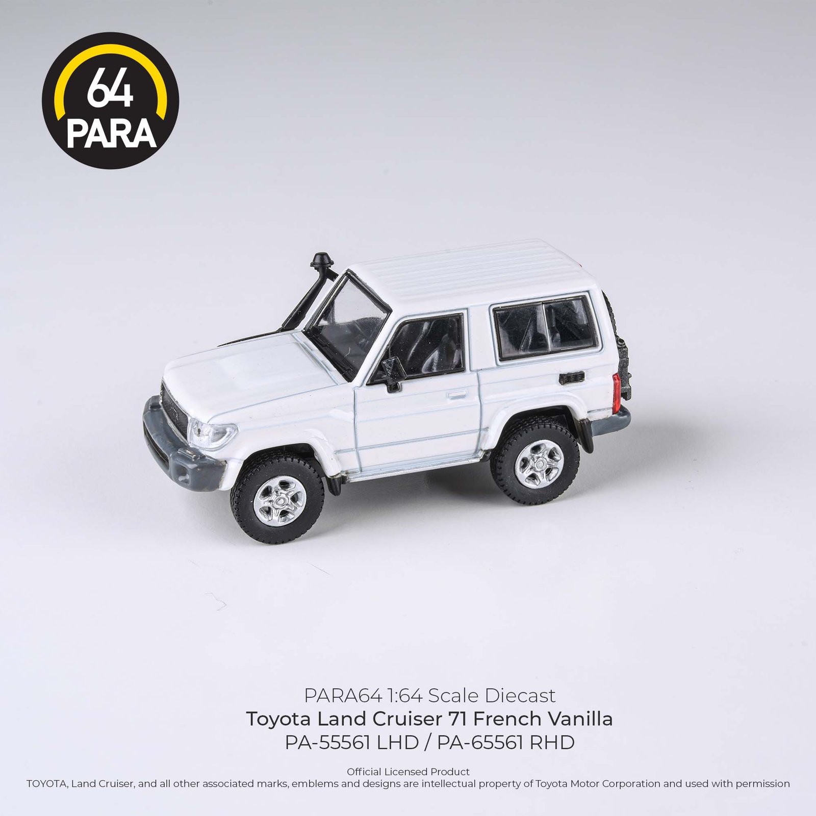 MODELO ESCALA 1:64 2014 Toyota Land Cruiser 71 Short Wheel Bas – French Van - PARA64