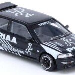 INNO64 1:64 Diecast Model Car - HONDA CIVIC EF9 "TEMPLE RACING" Osaka Auto Messe 2023