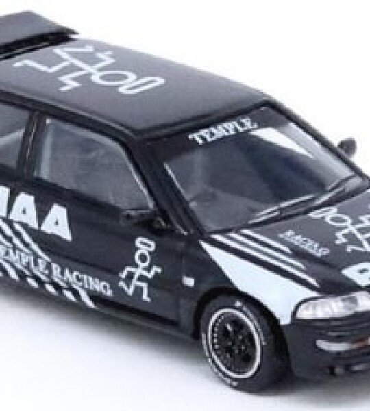 INNO64 1:64 Diecast Model Car - HONDA CIVIC EF9 "TEMPLE RACING" Osaka Auto Messe 2023