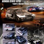 INNO64 1:64 Diecast Model Car - HONDA CIVIC EF9 "TEMPLE RACING" Osaka Auto Messe 2023