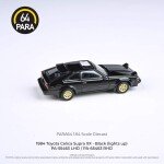 MODELO ESCALA 1:64 1984 Toyota Celica XX – Black (lights up) – negro