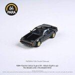 MODELO ESCALA 1:64 1984 Toyota Celica XX – Black (lights up) – negro