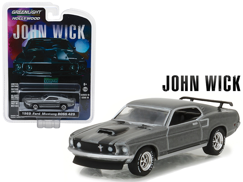 MODELO ESCALA 1:64 - John Wick (2014) - 1969 Ford Mustang BOSS 429