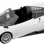 MODELO ESCALA 1/64 Pagani Huayra Roadster , color blanco