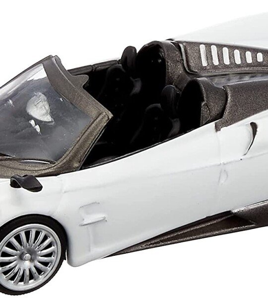 MODELO ESCALA 1/64 Pagani Huayra Roadster , color blanco