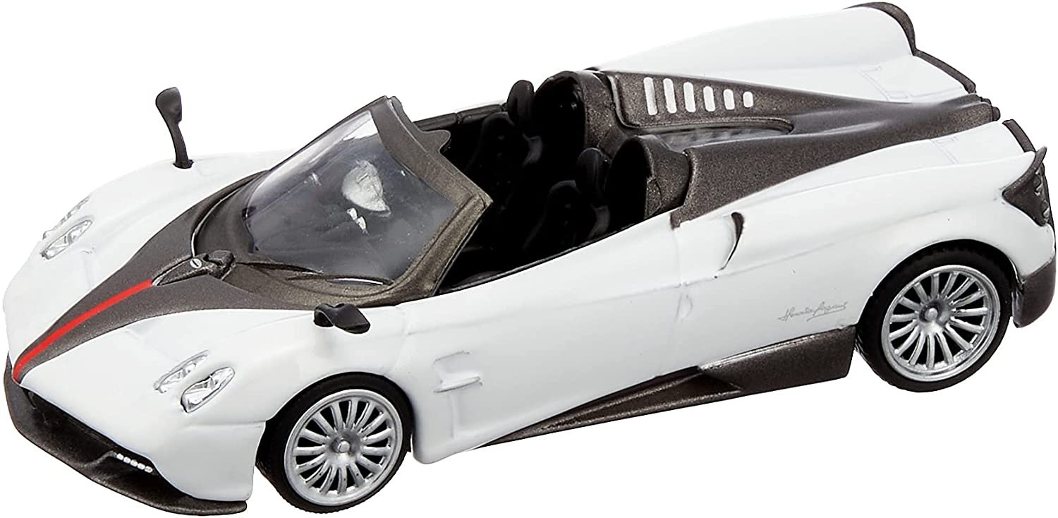 MODELO ESCALA 1/64 Pagani Huayra Roadster , color blanco