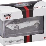 MODELO ESCALA 1/64 Pagani Huayra Roadster , color blanco