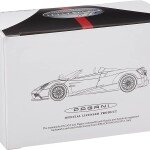 MODELO ESCALA 1/64 Pagani Huayra Roadster , color blanco