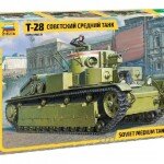 MODELO ESCALA 1/35 Soviet T28 Medium TANQUE